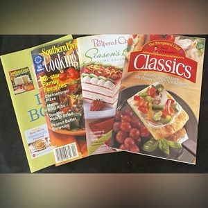 2 Pampered Chef Recipe Collection- Season’s Best spring/summer 2002 & Classic +2